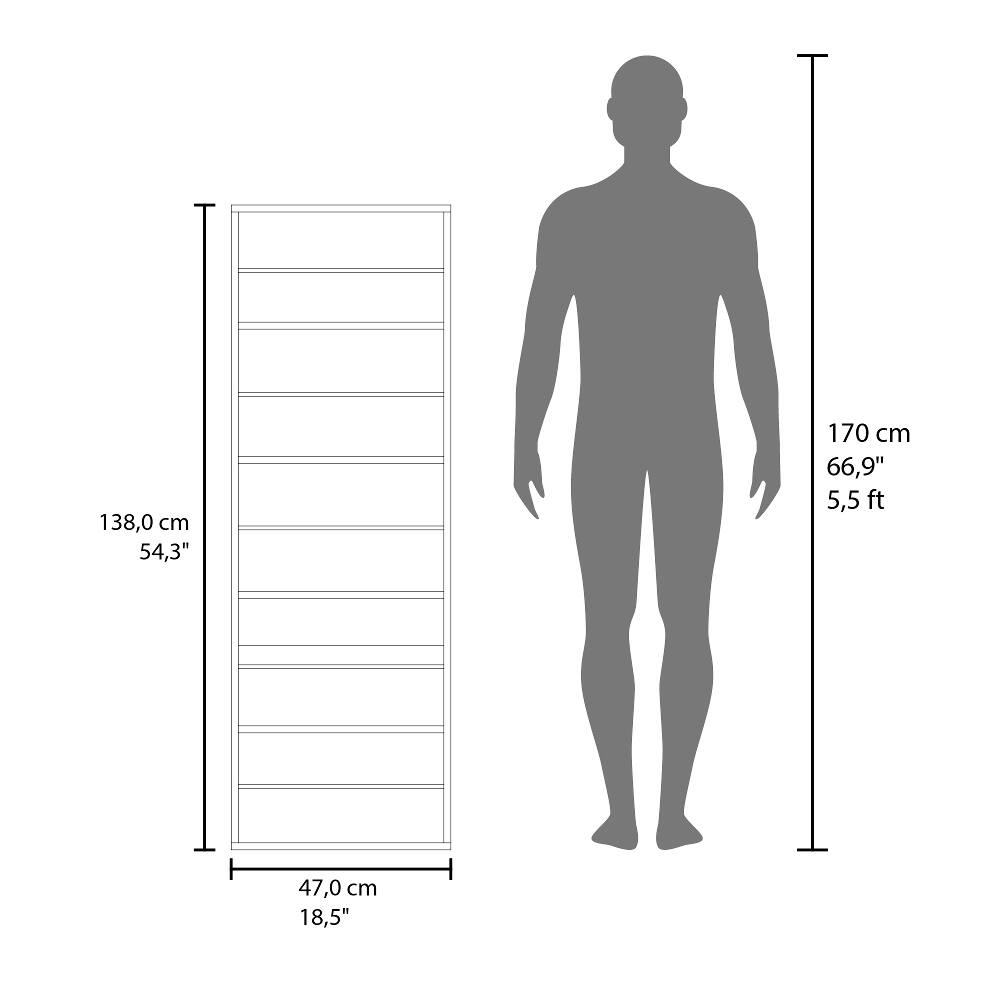 138,0 cm 54,3"  
170 cm 66,9" 5,5ft  
47,0cm 18,5"