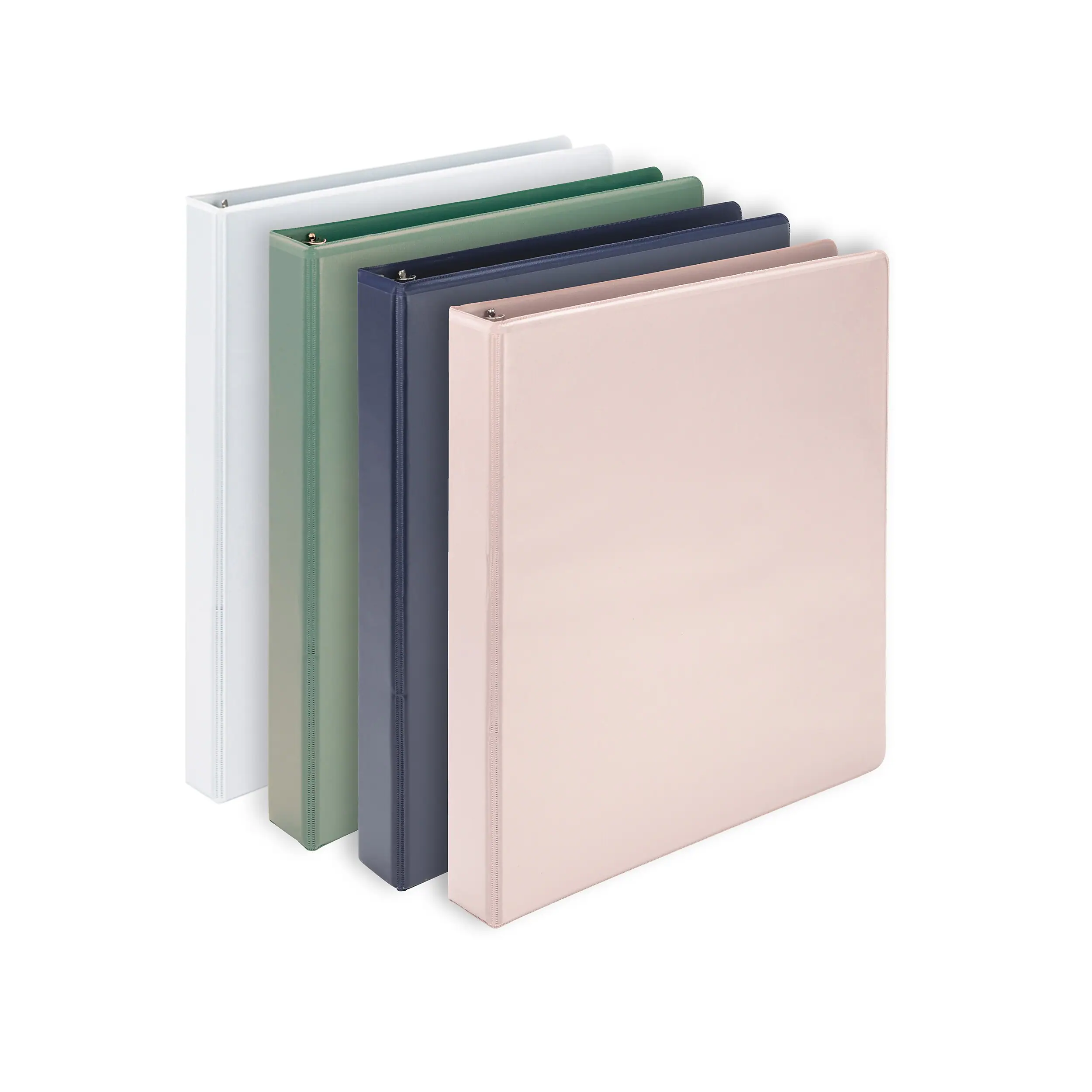 Front. Samsill - Samsill Earth's Choice Plant-Based 1" View Durable Binders, D-Ring, Boho Assortment, 4/Pack (MP46939) - Assorted.