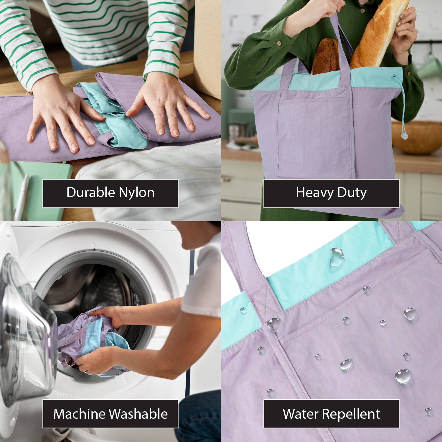 - Durable Nylon
- Heavy Duty
- Machine Washable
- Water Repellent