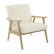 Angle. OSP Home Furnishings - Weldon Chair - Linen.