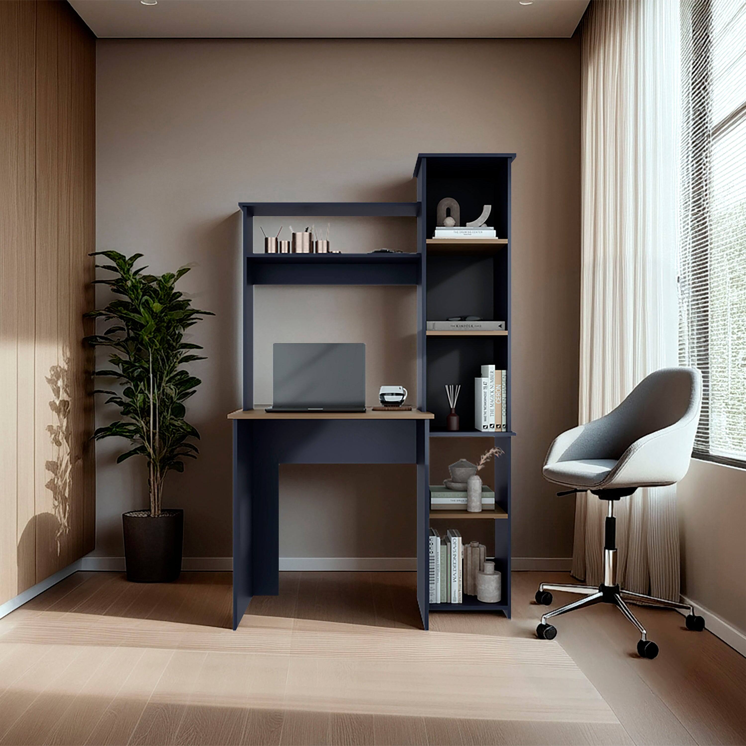 Natural Oak, Blue