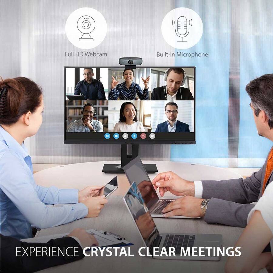 Full HD Webcam  
Built-In Microphone  

EXPERIENCE CRYSTAL CLEAR MEETINGS