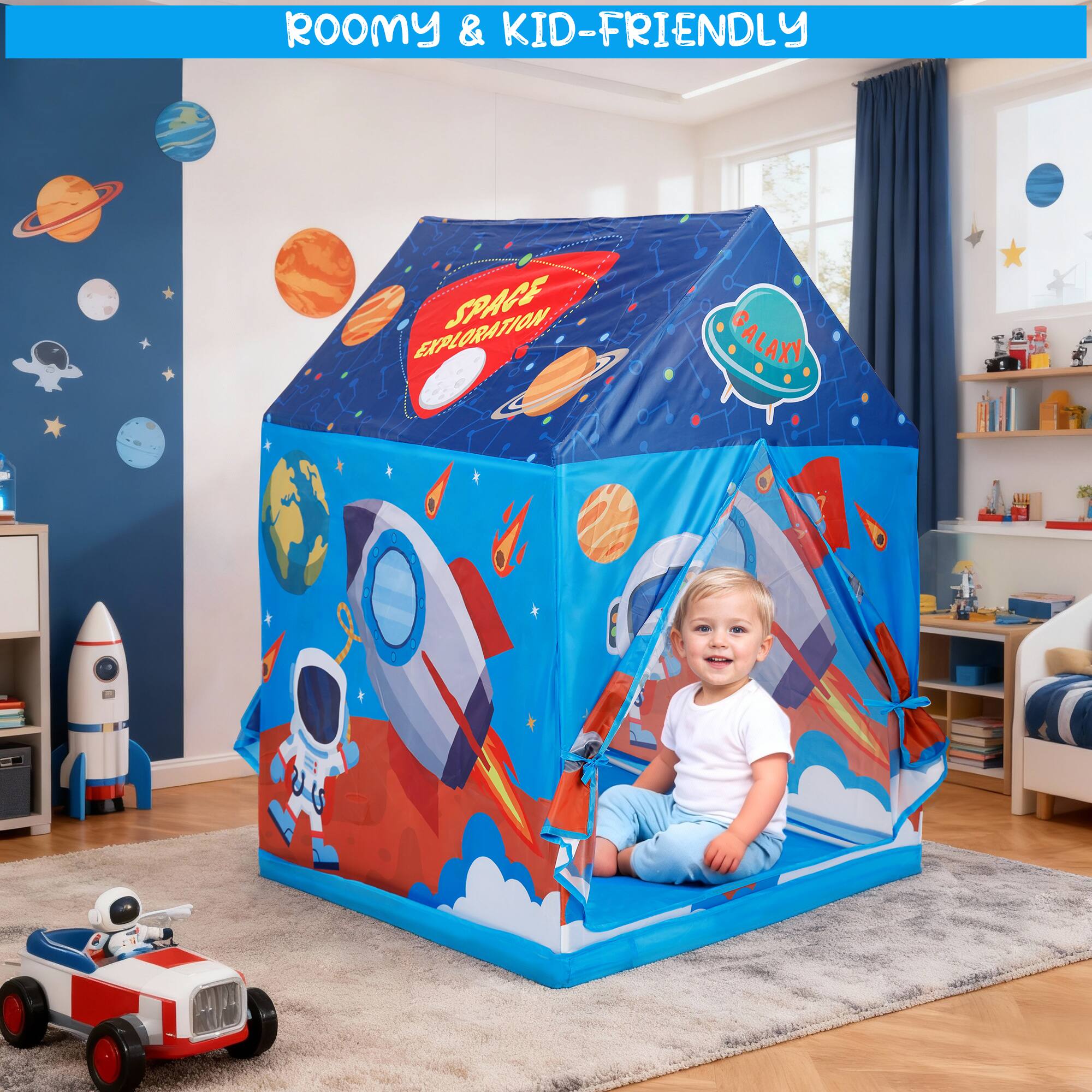 ROOMY & KID-FRIENDLY SPACE EXPLORATION. GALAXY U-4