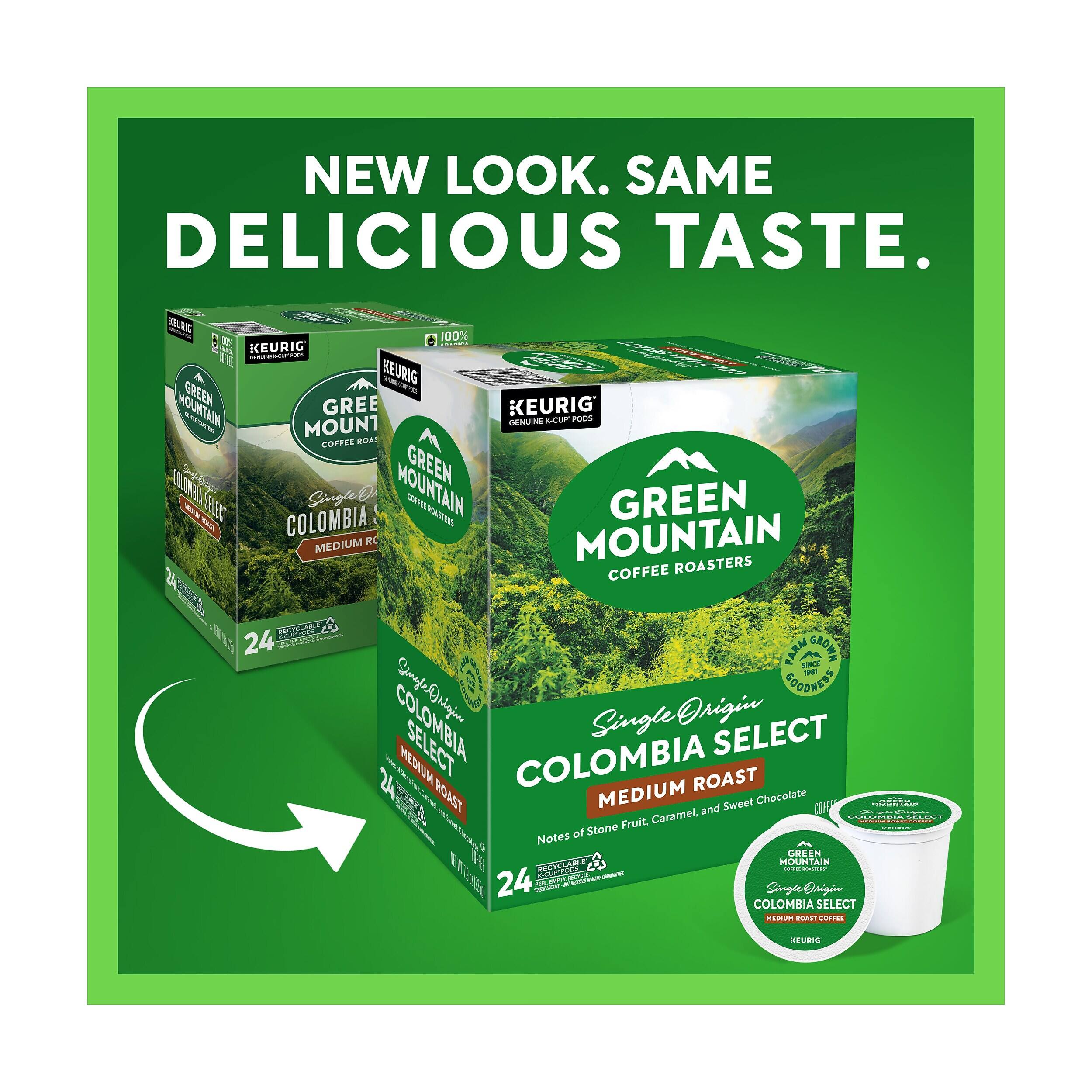 NEW LOOK. SAME DELICIOUS TASTE.

KEURIG 100% KEURIG count 7:25 BEURIG 43332 HIATHUCH GREEN GREE KEURIG GENUINE K-CUP PODS MOUNT ROAT M COFFEE MOUNTAIN GREEN LOTTES Singlel COFFEE GREEN COLOMBIA DASTERS MEDIUM RC MOUNTAIN ROASTERS COFFEE RECYCLABLE 24 FARM GROWN SINCE Civeola IRN BOOVESS Dirohn Single Origin SELECT MEDIUM SELECT COLOMBIA MEDIUM ROAST ROAST Fruit, Caramel, and Sweet Chocolate COLOMBIA - SELEST Stone  Notes of GREEN RECYCLABLE HOUNTAIN REC CUPIODS SUPER INDIMATIONS 24 agory, ROCK  Single Origin COLOMBIA SELECT MEDIUM RONST COFFEE