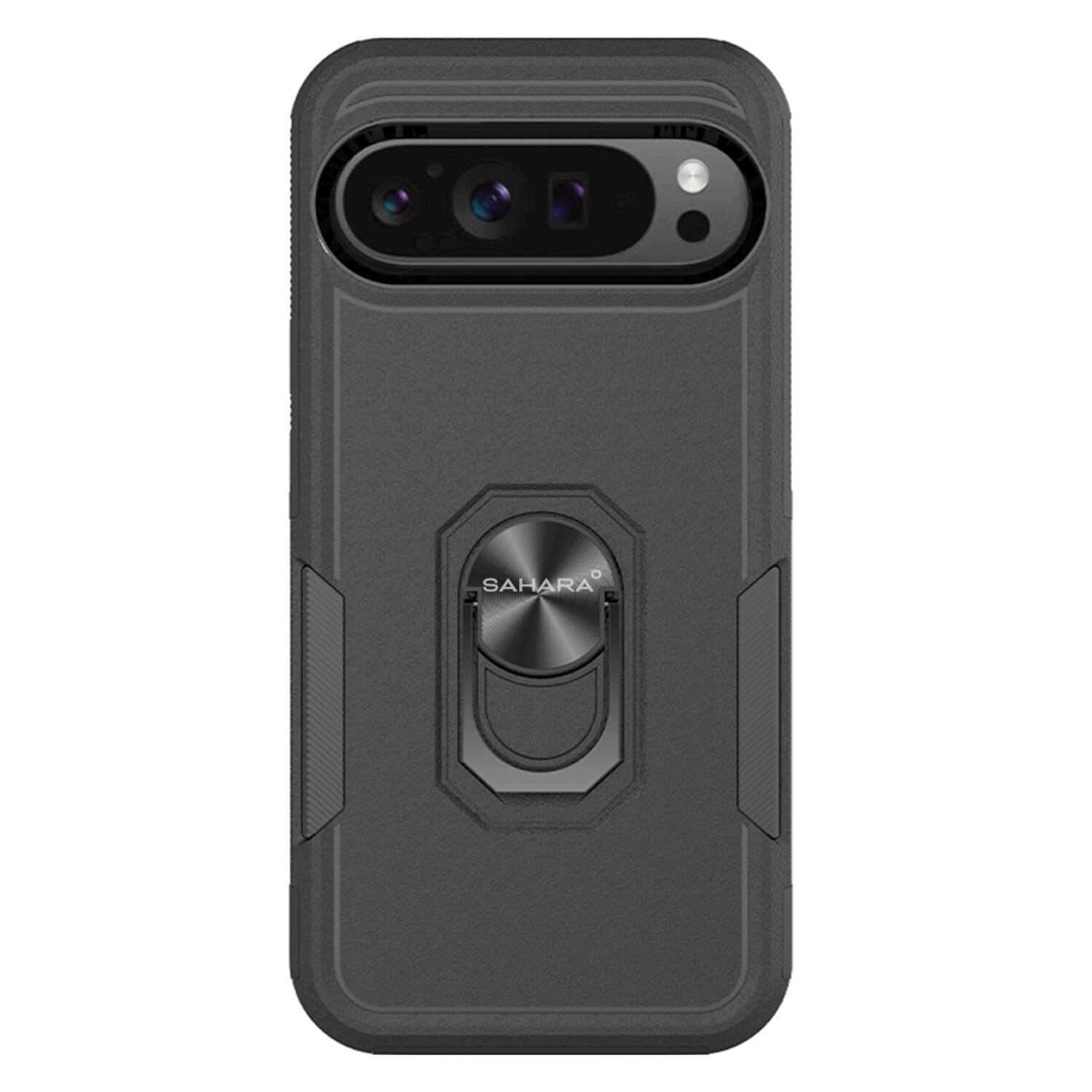 SaharaCase - Raider Series Kickstand Case for Google Pixel 10 Pro XL - Scorpion - Black
