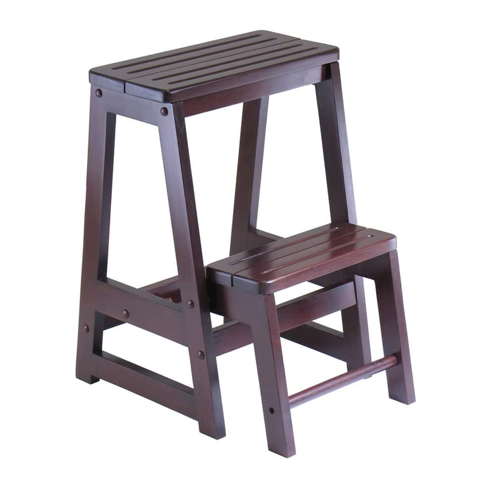 FurniFact - Solid Wood Two-Step Stool - Walnut price history on PriceWatchPro