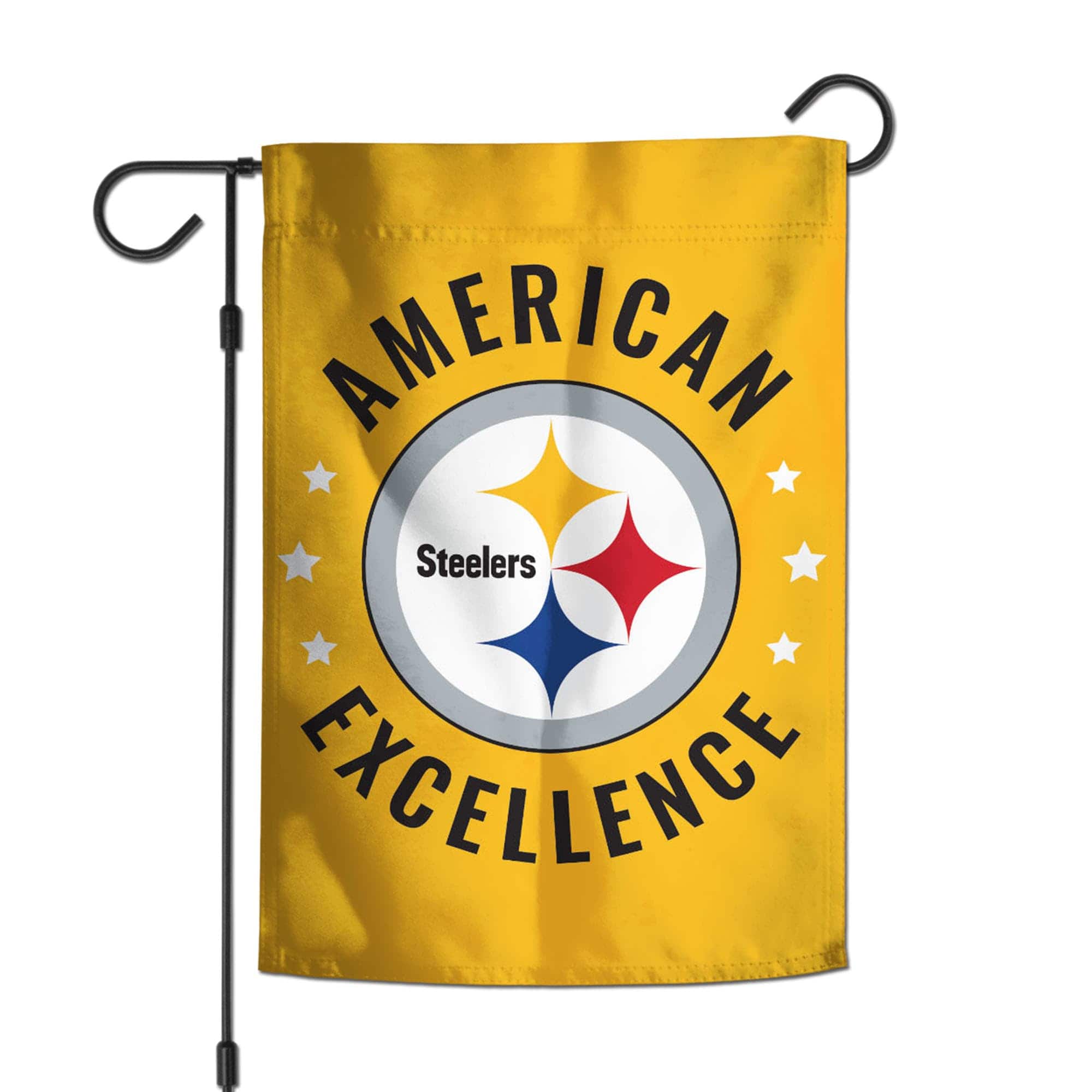 "WinCraft - Pittsburgh Steelers 12"" x 18"" Double-Sided America 250 Garden Flag - Multicolor" price history on PriceWatchPro