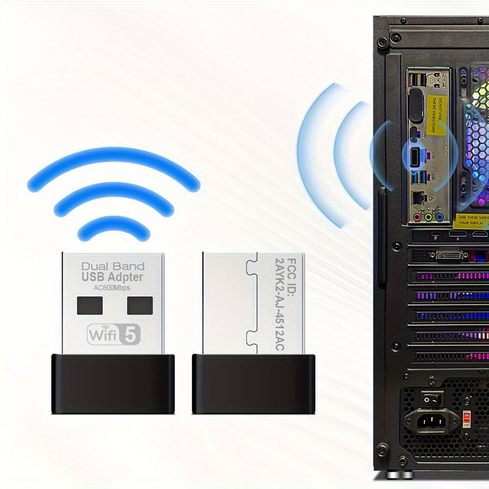 Dual Band USB Adapter  
AC600Mbps  
WiFi 5  

FCC ID: 2AYK2-AJ-4512AC  

2AYK2-AJ-4512AC