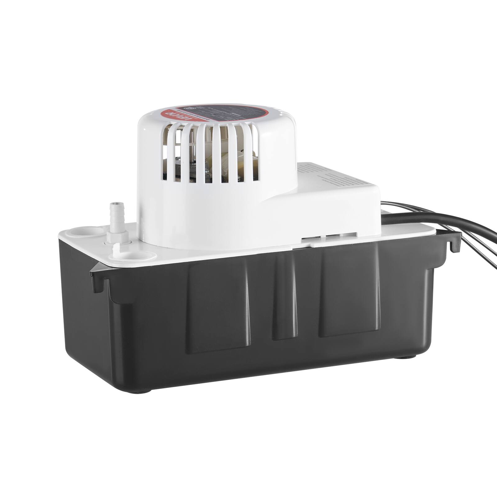 Alt View 5. VEVOR - 1/50 HP, 65 GPH,Condensate Removal Pump, 15 ft Lift, 1/2 Gal Tank Automatic AC Condensation Pump - Black,White.