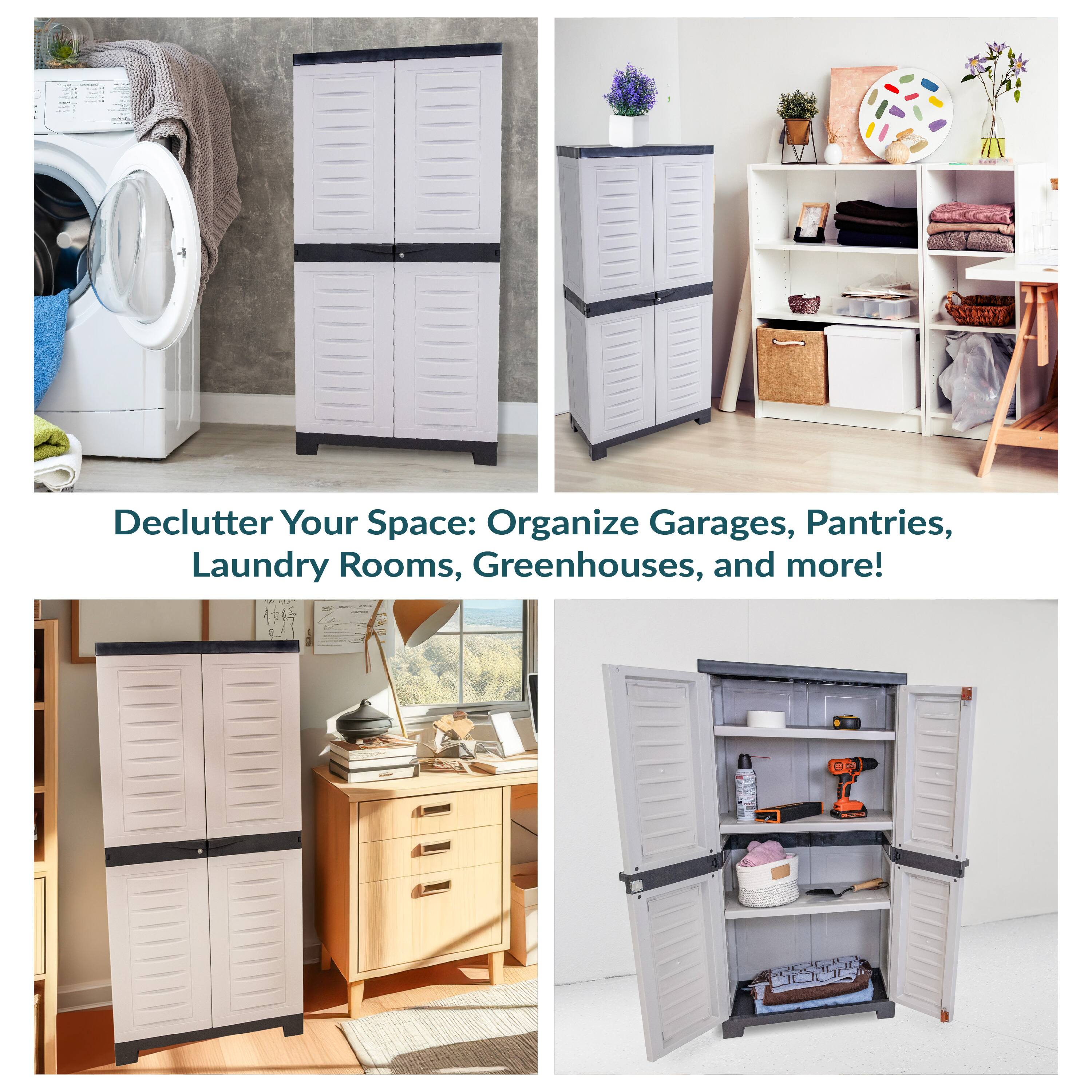 Declutter Your Space: Organize Garages, Pantries, Laundry Rooms, Greenhouses, and more!