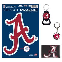 WinCraft - Alabama Crimson Tide 4-Pack Key Rings and Magnets Set - Multicolor