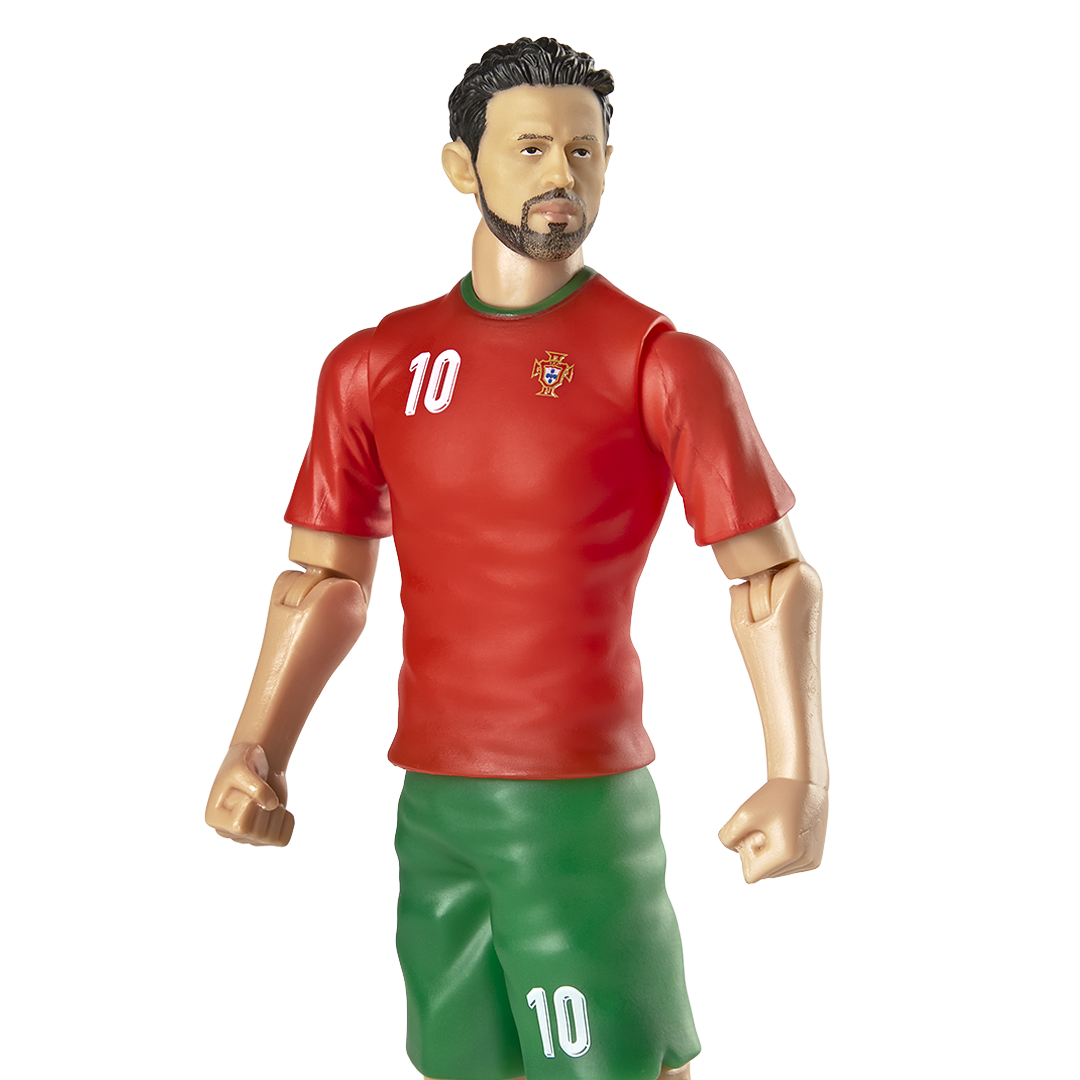 Alt View 3. Banbo Toys - Banbo Toys SOCKERS Portugal National Bernardo Silva 8" Collectible Soccer Action Figure.
