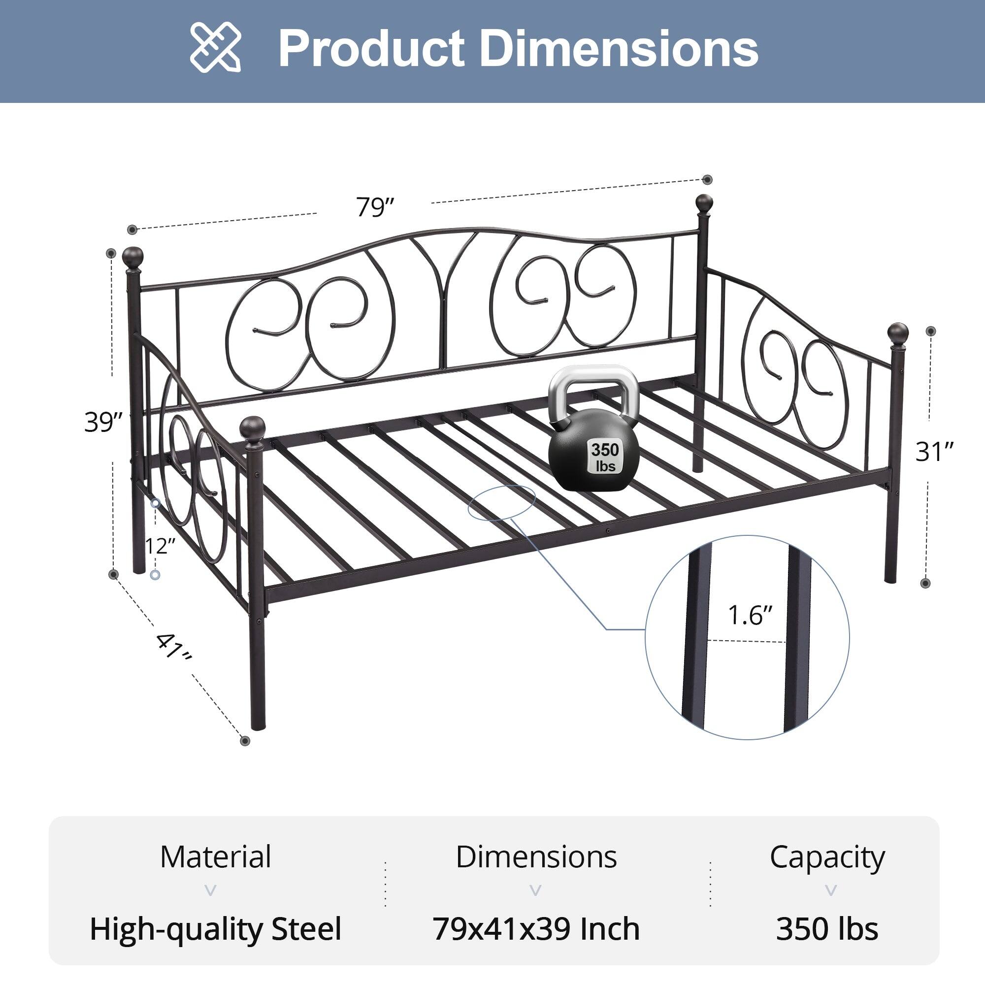 Product Dimensions

Material: High-quality Steel

Dimensions: 79x41x39 Inch

Capacity: 350 lbs

- Height: 79"
- Width: 39"
- Depth: 31"
- Leg Height: 41"
- Side Rail Height: 35"
- Bar Thickness: 1.6"