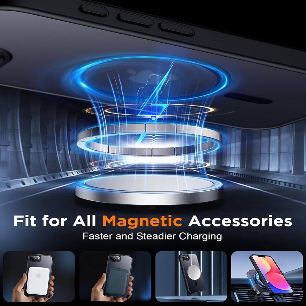 Fit for All Magnetic Accessories  
Faster and Steadier Charging