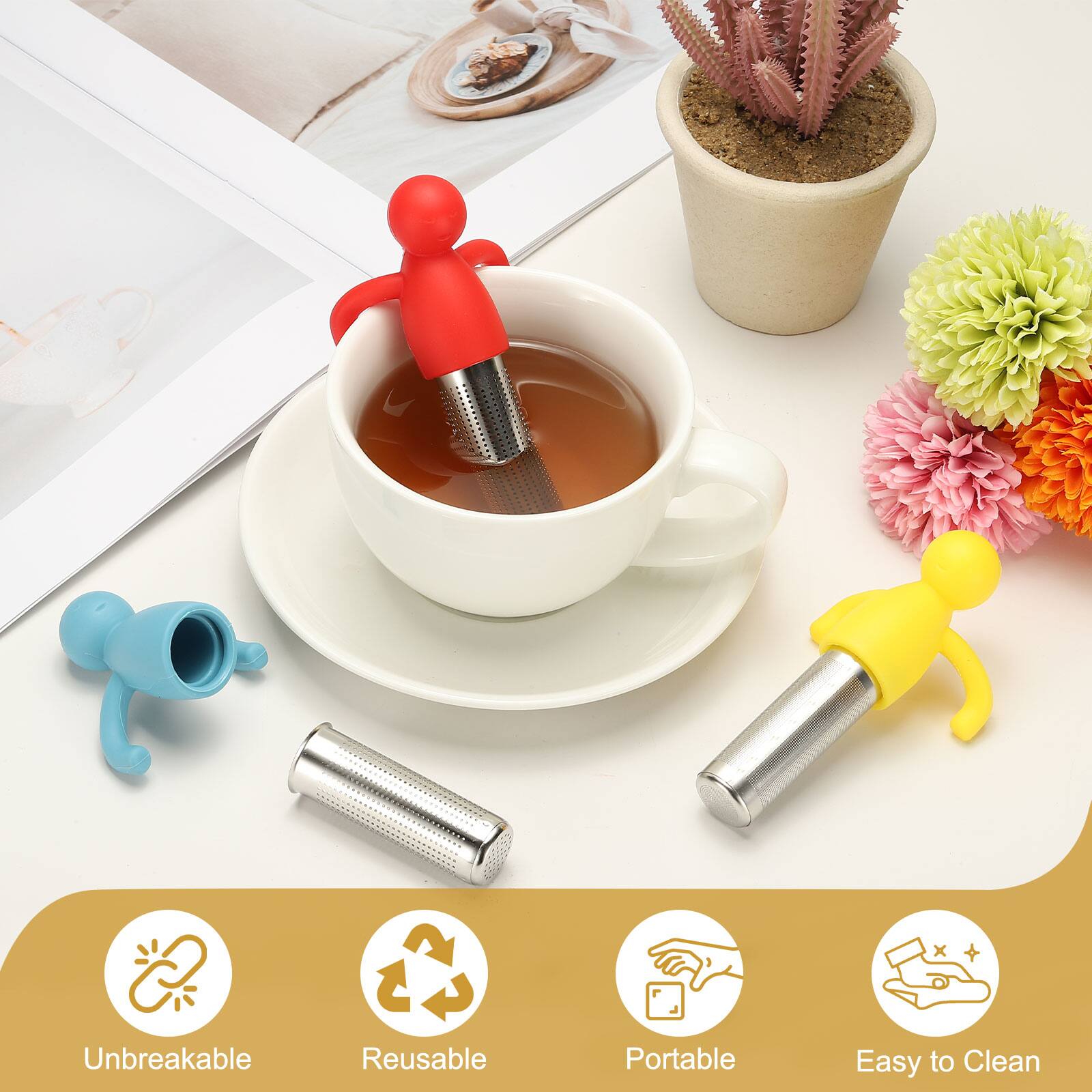 Unbreakable, Reusable, Portable, Easy to Clean