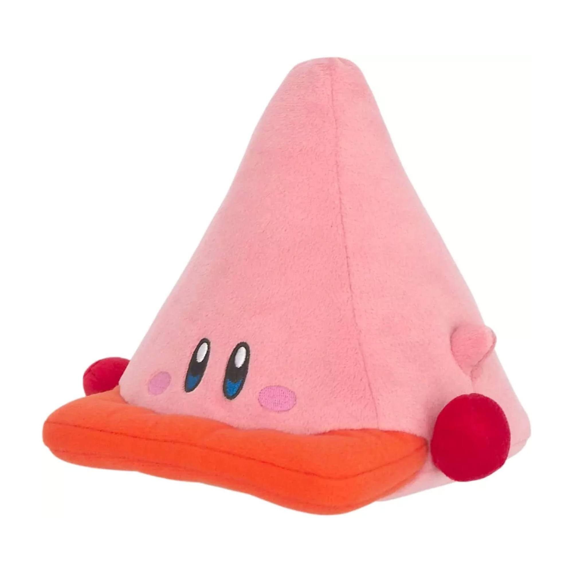 Alt View 1. Little Buddy - Kirby Cone Mouth 7 Inch Collector Plush - Pink.