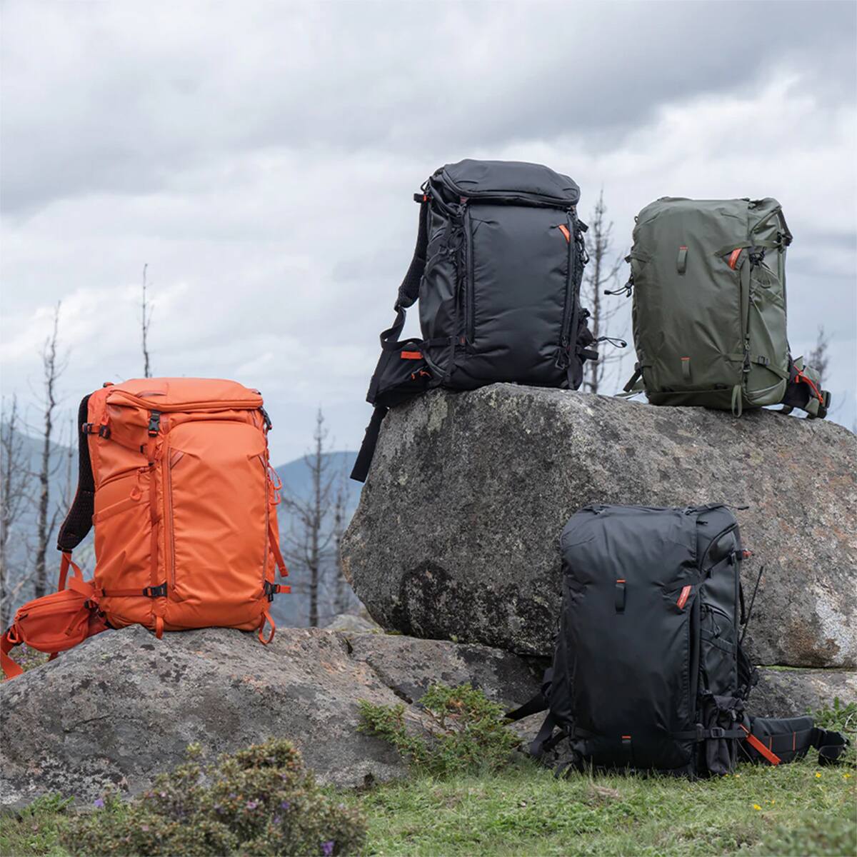 Alt View 4. PGYTECH - PGYTECH OnePro Flex 40L Backpack with Medium Camera Insert, Space Black.