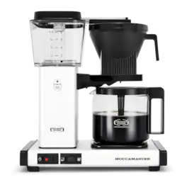 Moccamaster - KBGV Select 10-Cup Coffee Maker - Matte Silver - Matte White