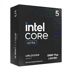 5 Intel Core Ultra Unlocked Series 2 250KF Plus LGA1851 Discrete Graphics Required