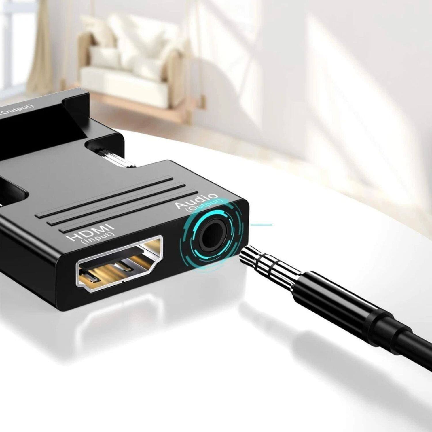 HDMI (Input)  
Audio (Output)