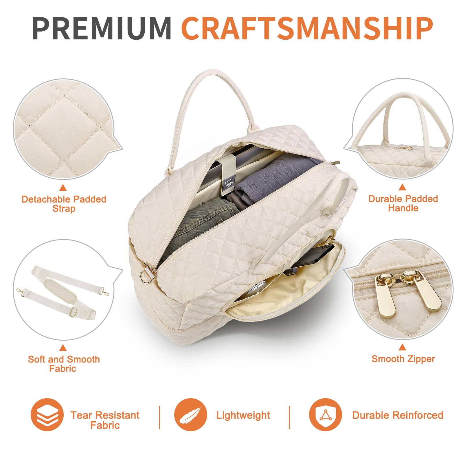 PREMIUM CRAFTSMANSHIP

- Detachable Padded Strap
- Durable Padded Handle
- Soft and Smooth Fabric
- Smooth Zipper
- Tear Resistant Fabric
- Lightweight
- Durable Reinforced