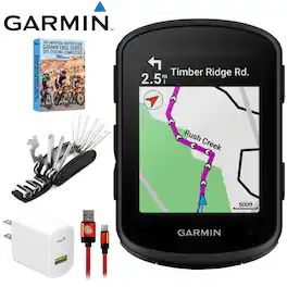 Garmin - Edge 840, GPS Cycling Computer, Device Only w/ Deco Gear Master Guide Bundle - Black