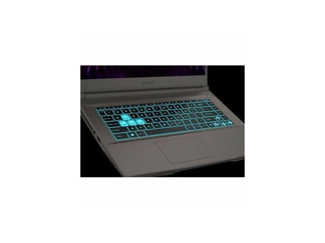 Alt View 5. MSI - MSI Thin A15 B7UC-625US - Ryzen 5 7535HS, 8GB, 512GB SSD, RTX 3050, Windows 11 - Black.