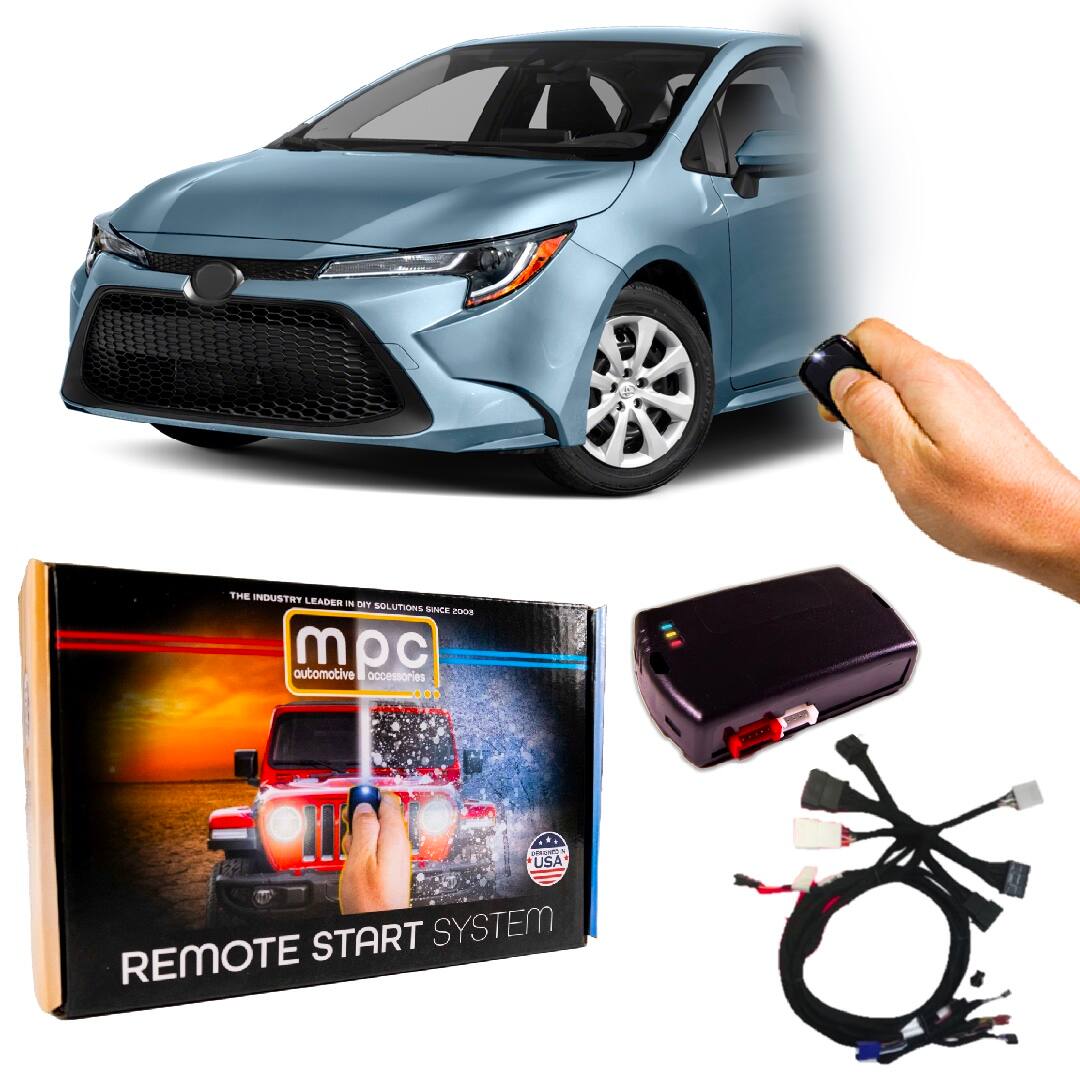 MPC - Remote Activated Remote Start Kit For 2020-2022 Toyota Corolla - T-Harness - Black