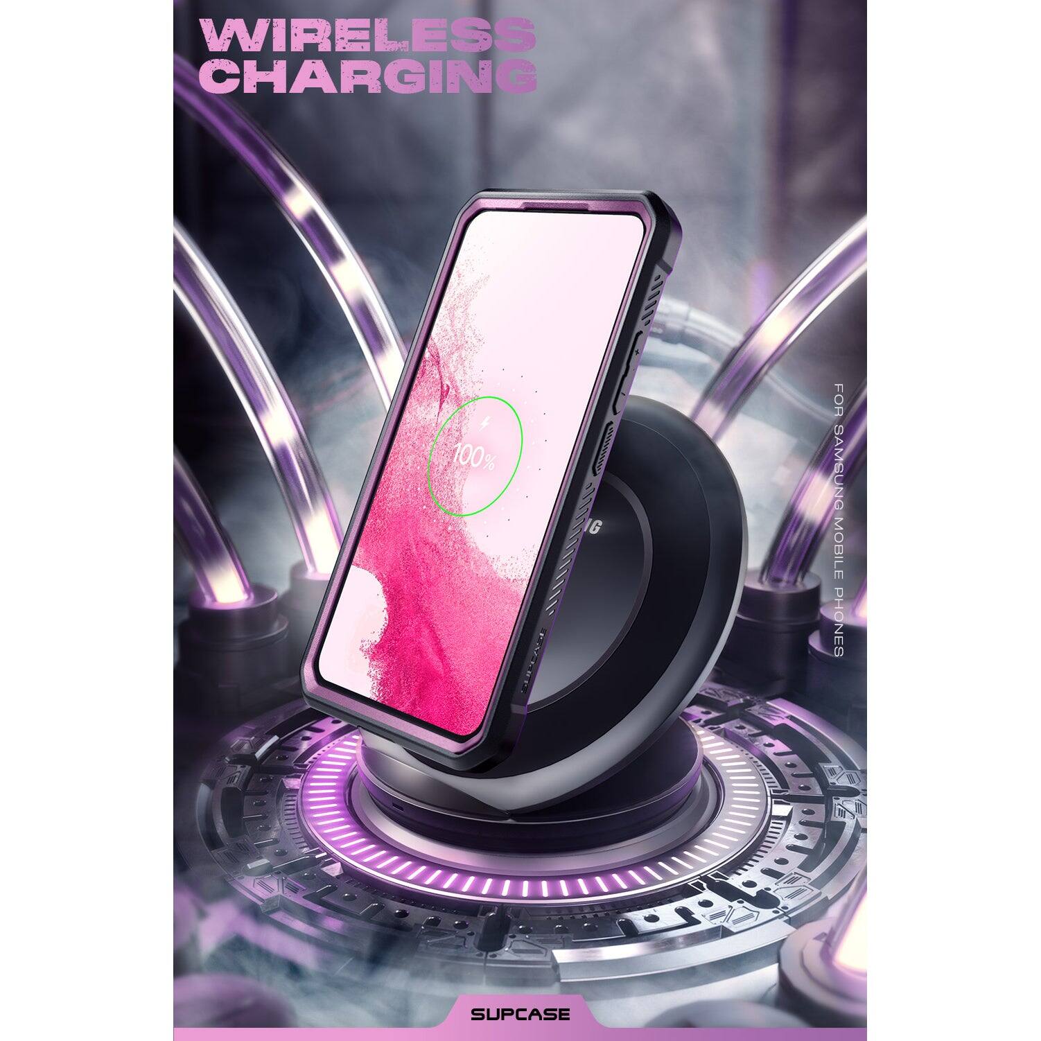 WIRELESS CHARGING

FOR SAMSUNG MOBILE PHONES

SUPCASE