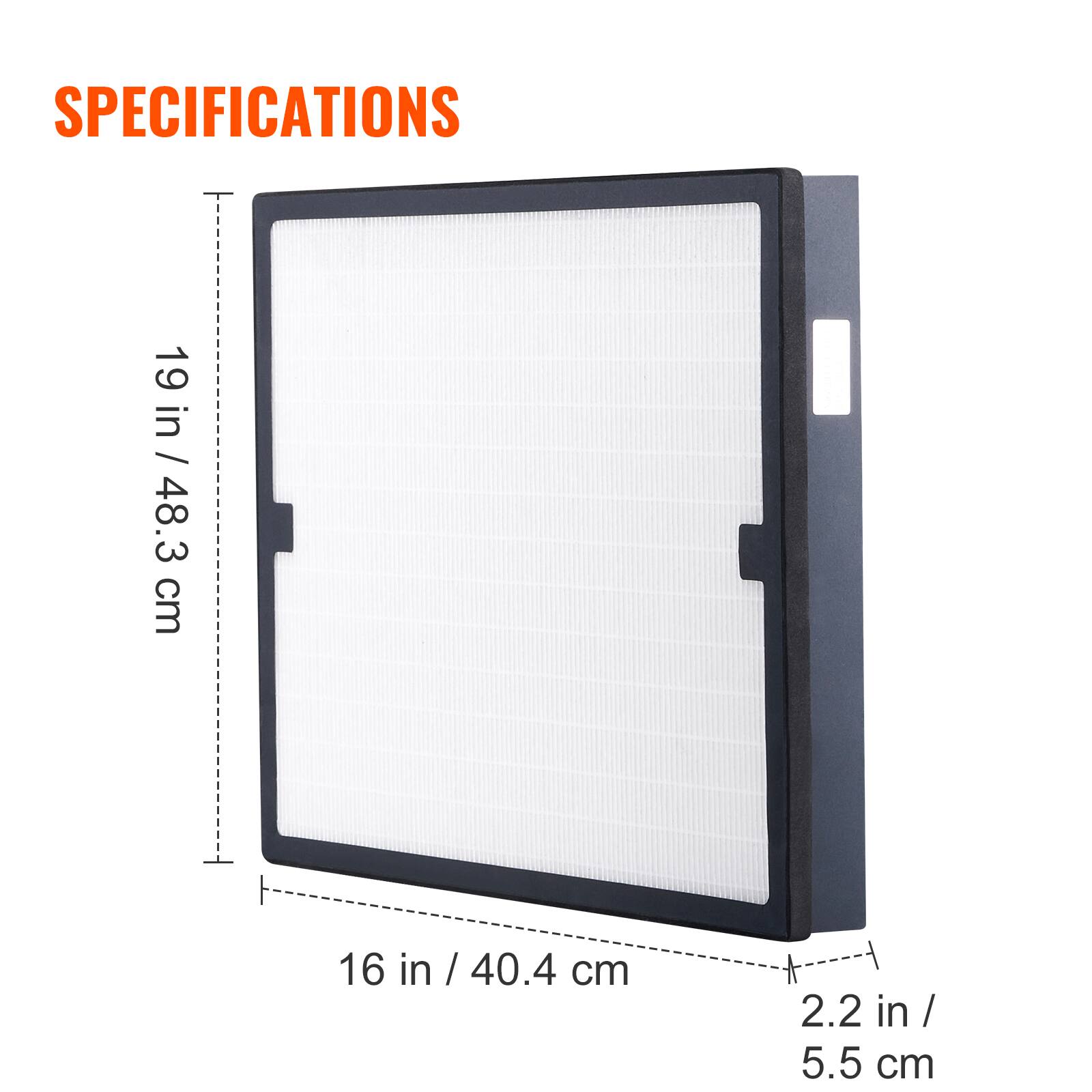SPECIFICATIONS  
19 in / 48.3 cm  
16 in / 40.4 cm  
2.2 in / 5.5 cm