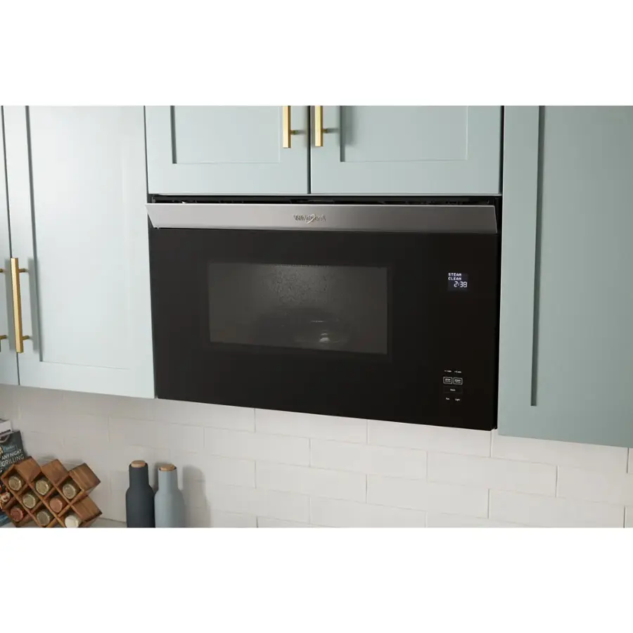 Alt View 23. Whirlpool - 1.1 Cu. Ft. Over-the-Range Microwave with Flush Built-in Design - Stainless Steel.