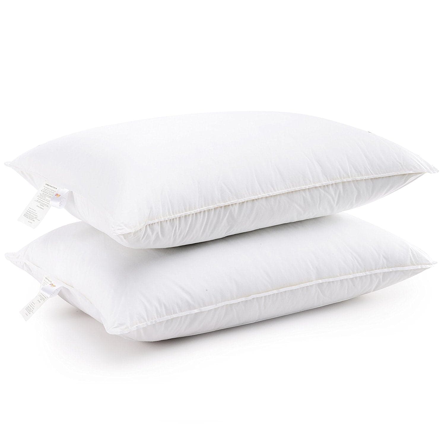 Cheer Collection - Luxury Goose Down Alternative Pillows (Set of 2) - White price history on PriceWatchPro