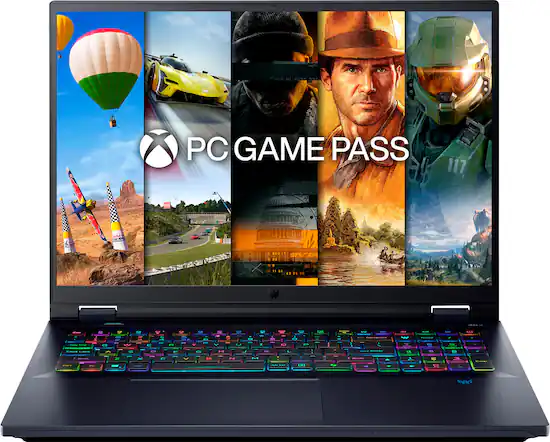 Acer - Predator Helios 18 Gaming Laptop - 18" 2560 x 1600 IPS 240Hz – Intel i9-14900HX – GeForce RTX 4080 - 32GB DDR5 – 1TB SSD - Abyssal Black