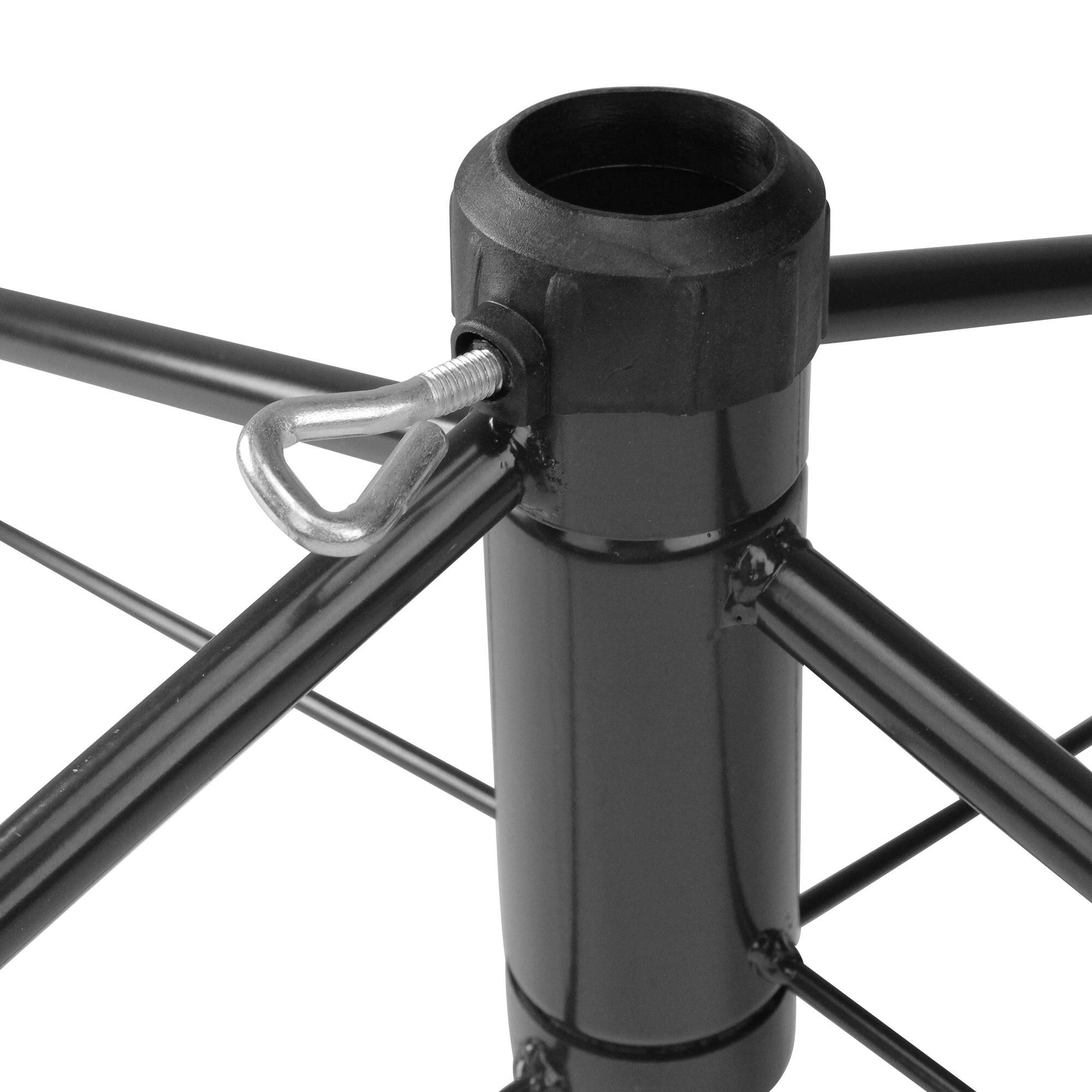 Alt View 3. Northlight - Black Christmas Tree Stand For 6.5' - 7.5' Artificial Trees - Black.