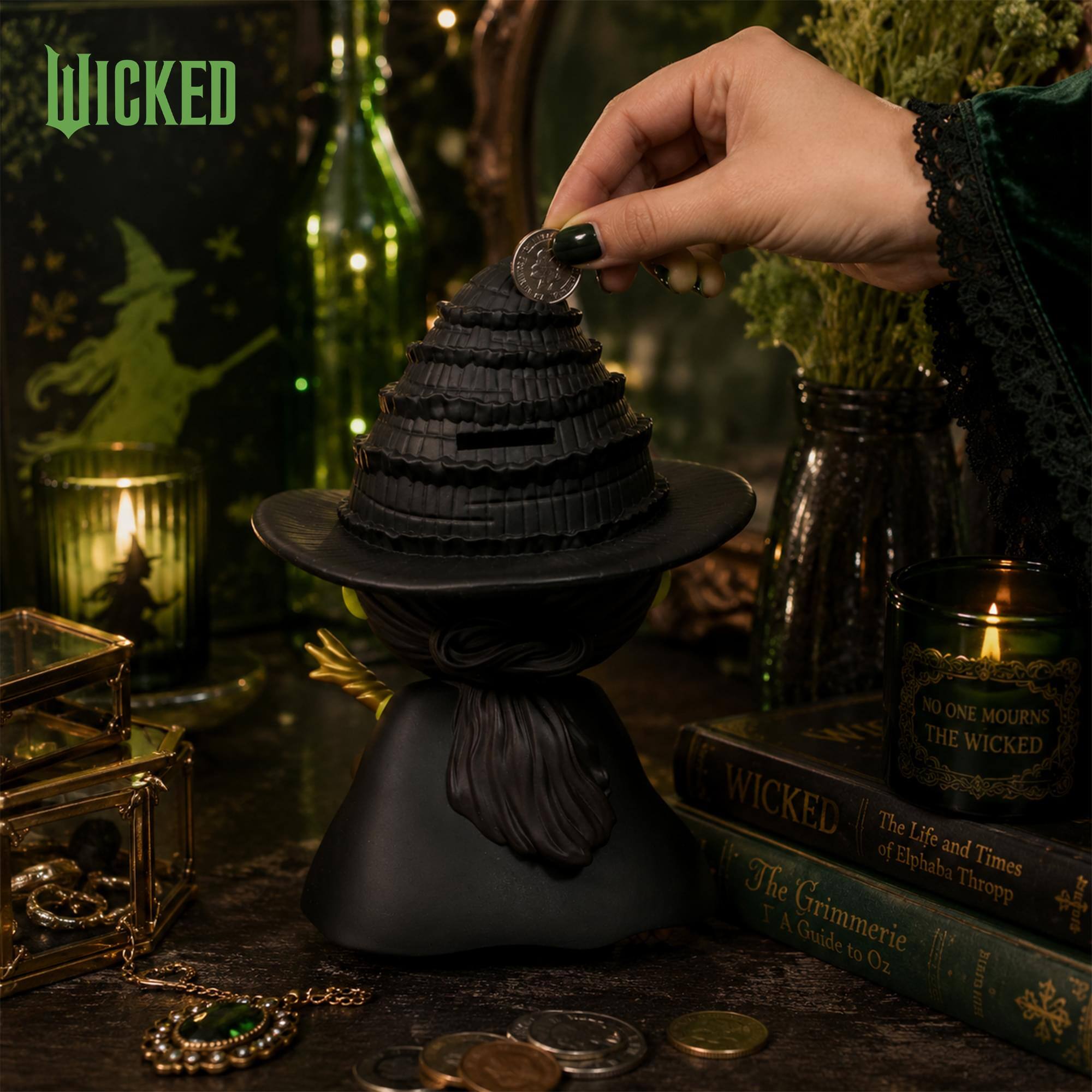 WICKED  
NO ONE MOURNS THE WICKED  
WICKED  
The Life and Times of Elphaba Thropp  
A Grimmerie Guide to Oz