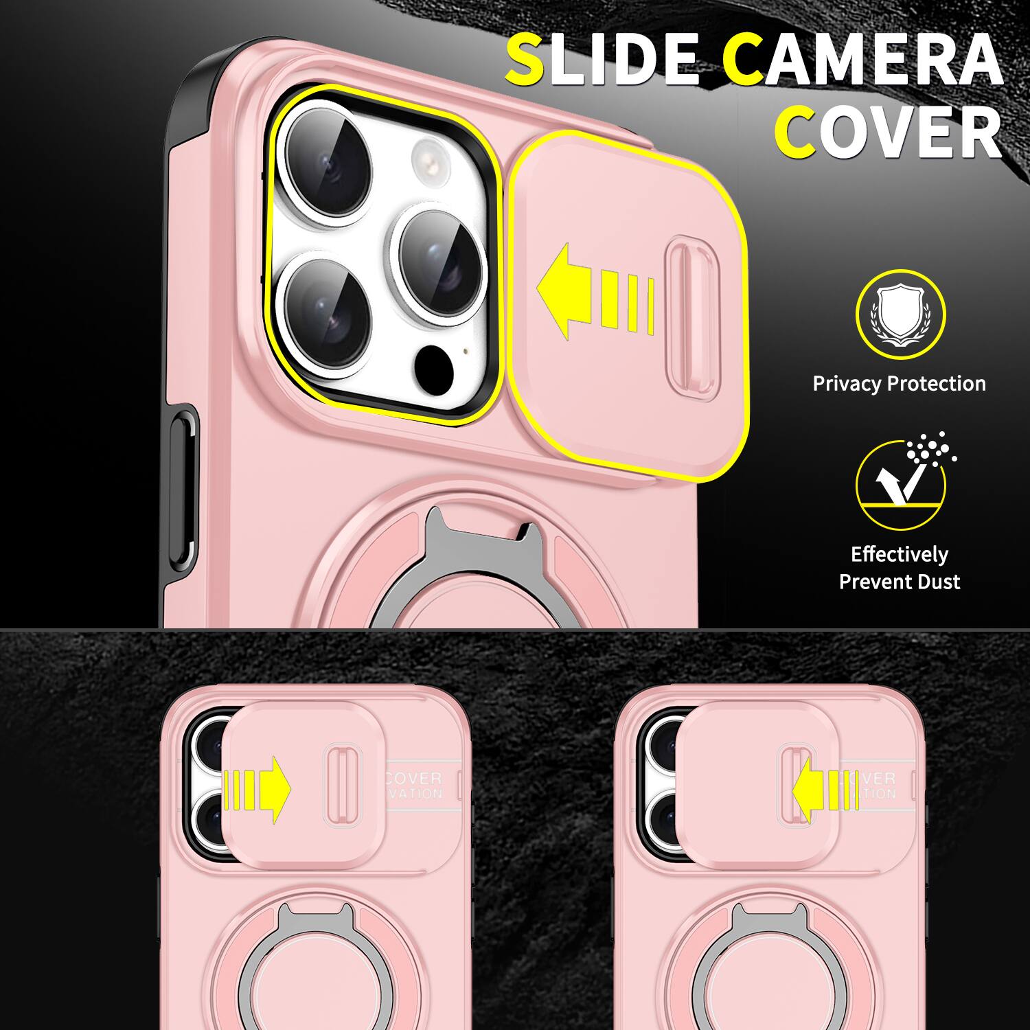 SLIDE CAMERA COVER

Privacy Protection

Effectively Prevent Dust