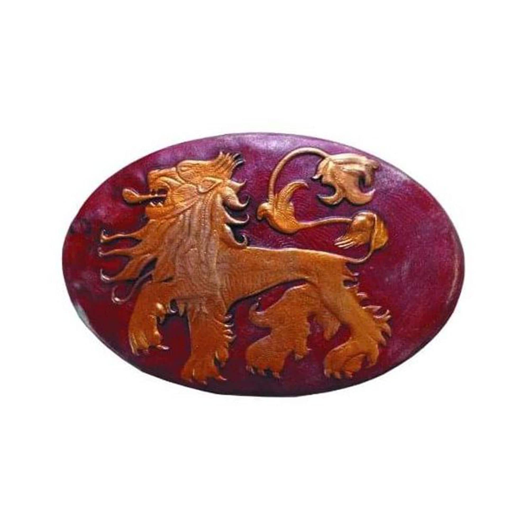 Dark Horse Comics - Game Of Thrones Metal Shield Pin Lannister - Red