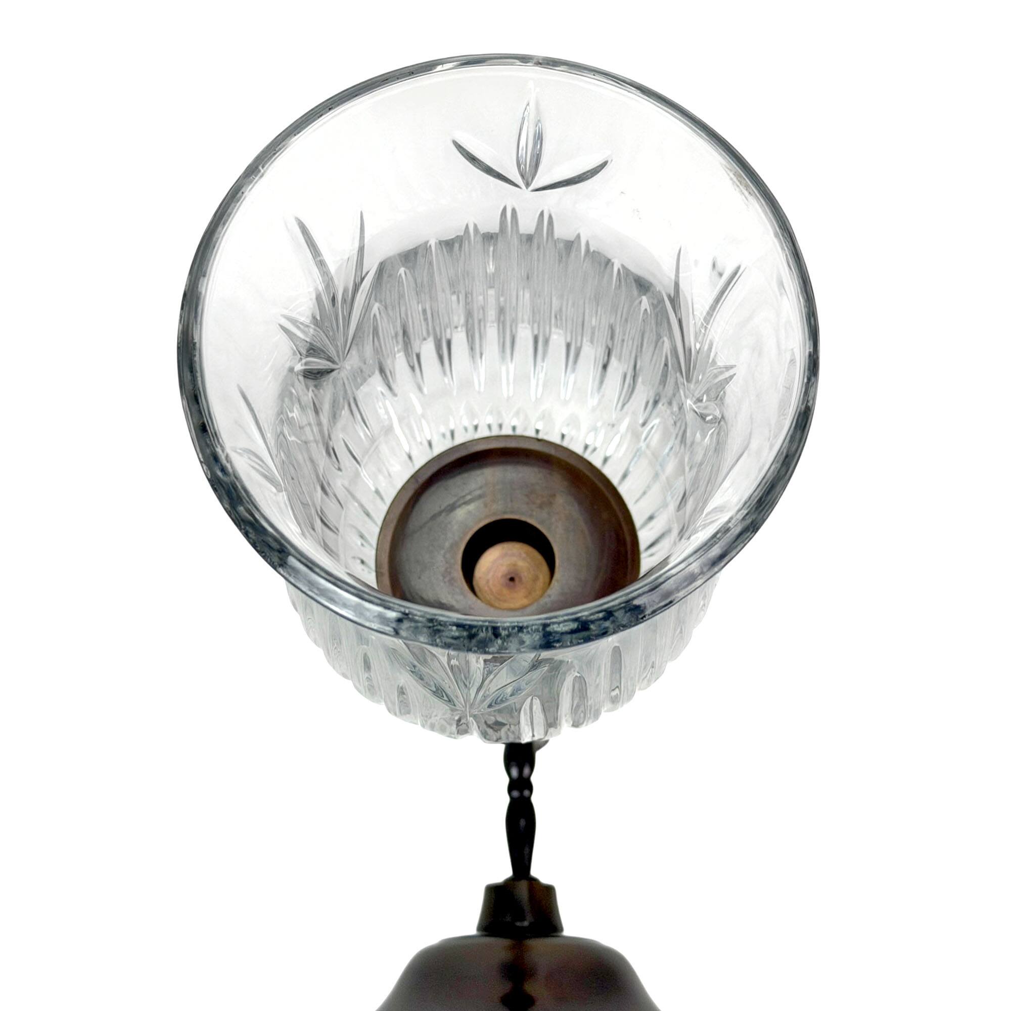 Alt View 8. Things2Die4 - Wall Candle Sconce Bronze Finish Lead Crystal Glass 15 in Metal and Glass - Bronze.