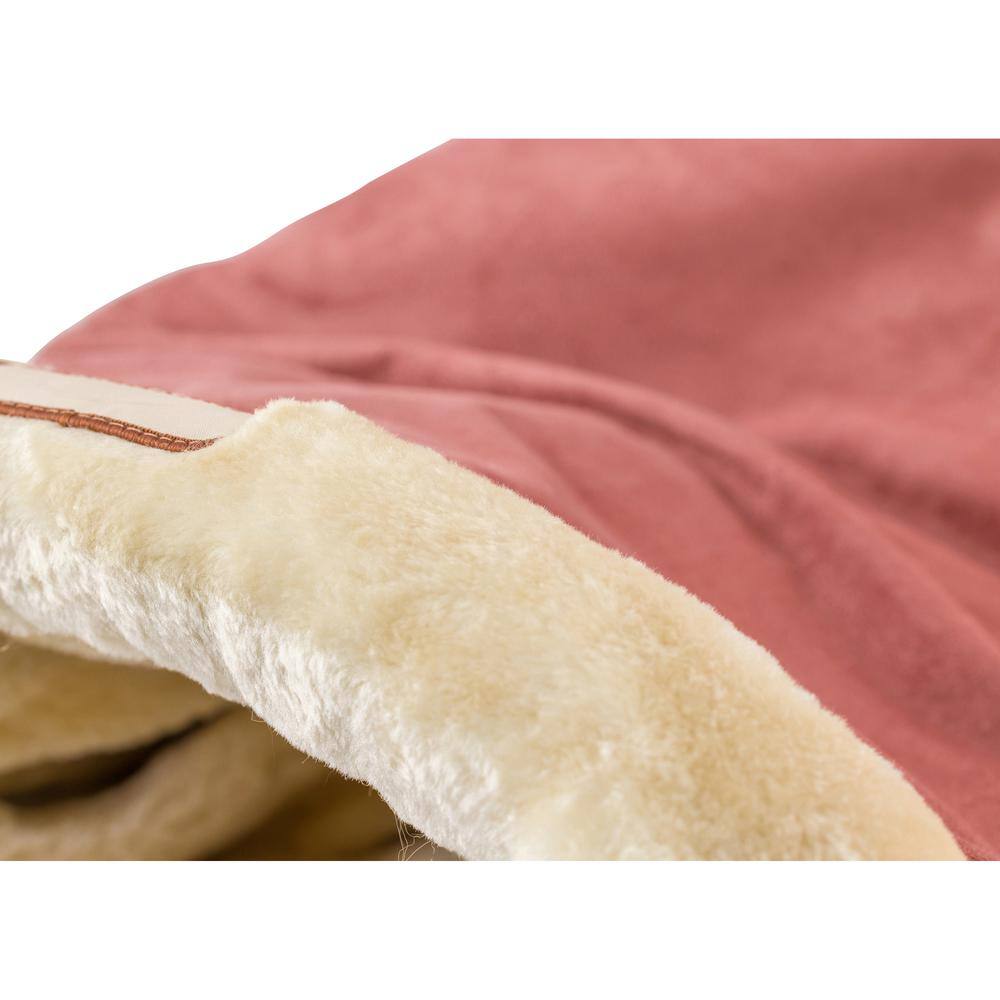Left. Armarkat - Cat Bed Indian Red 14W x 20D x 10H - Red.
