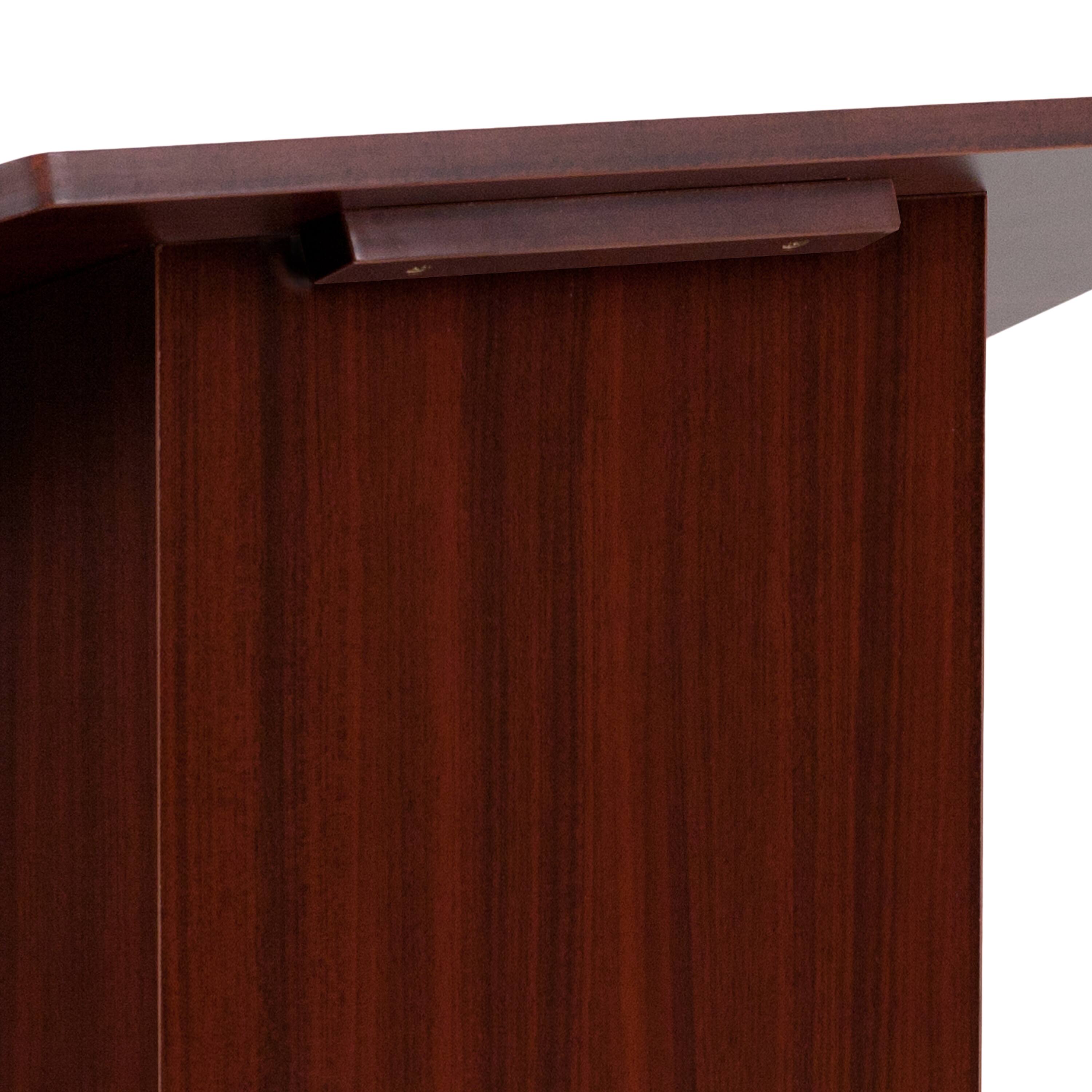 Alt View 8. Emma + Oliver - Foldable Tabletop Lectern - Mahogany.