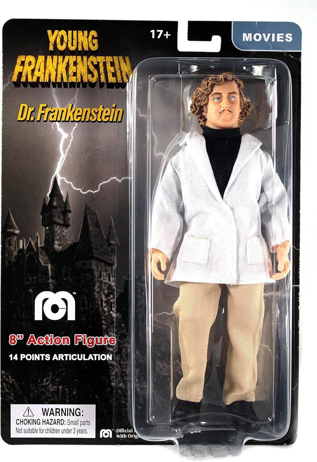 17+ YOUNG FRANKENSTEIN Dr. Frankenstein MOVIES IM 8" Action Figure 14 POINTS ARTICULATION ! WARNING: CHOKING HAZARD: Small parts Not suitable for children under 3 years. Official M with Orig BrU