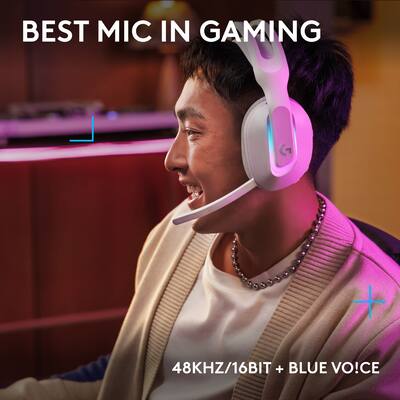 美品 Logicool G522 LIGHTSPEED WHITE Logitech G522 LIGHTSPEED Wireless Gaming Headset for PC