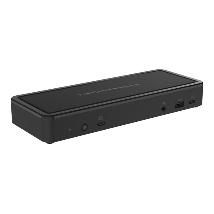 Alt View 5. Belkin - 14-Port USB-C Docking Station, 65W - Black.