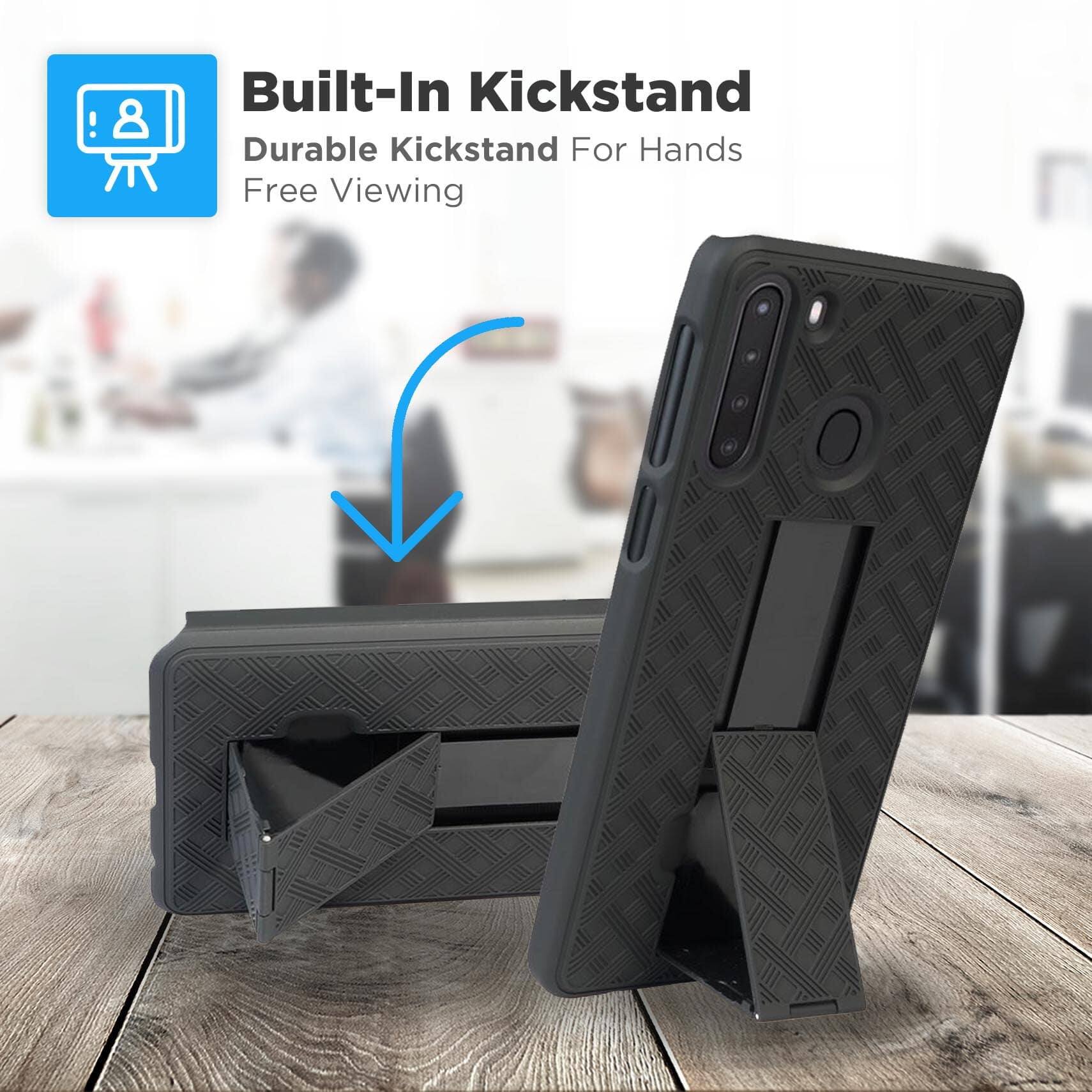 Built-In Kickstand  
Durable Kickstand For Hands Free Viewing