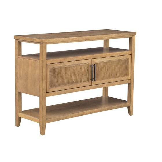 Alt View 1. TinyHomie - 2 Door Storage Console Table - Natural.