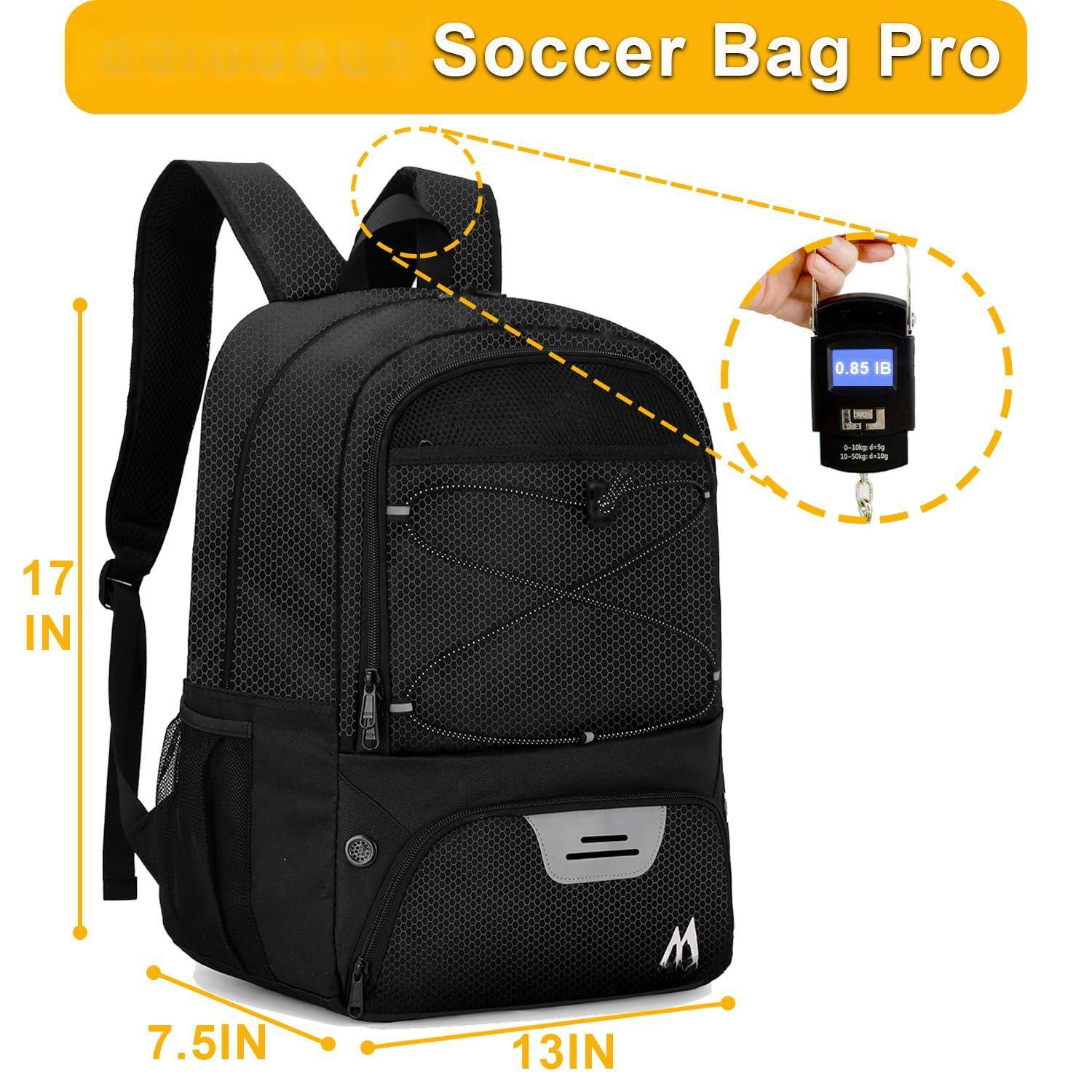 Left. Live At Space - Soccer Bag-soccer Backpack&backpack For&football Volleyball& Basketball With Ball Compartment And Package - Purple.