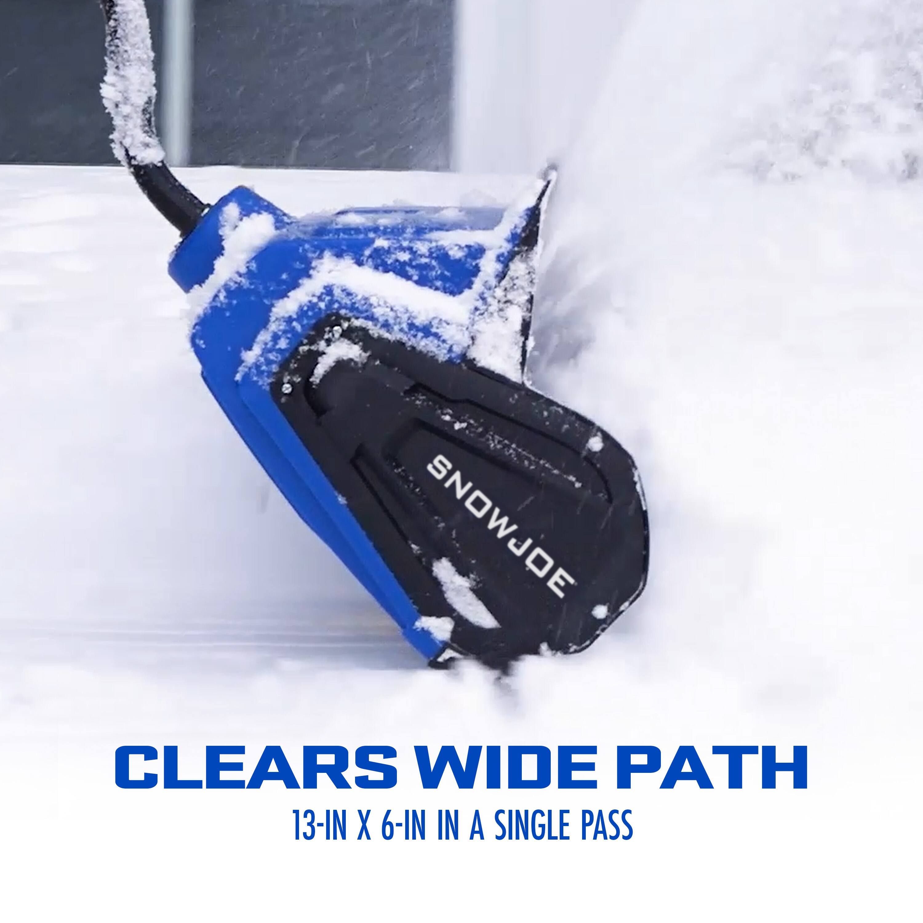 SNOWJOE CLEARS WIDE PATH 13-IN X 6-IN IN A SINGLE PASS