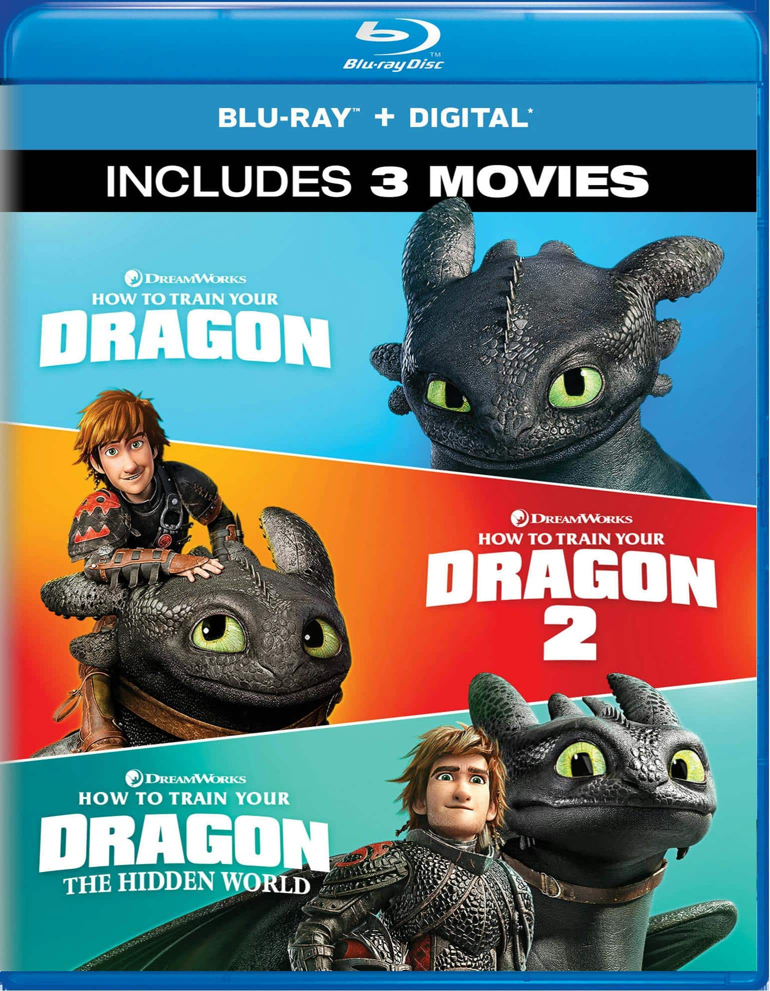 How to Train Your Dragon: 1-3 (Blu-ray Set) [Blu-ray]