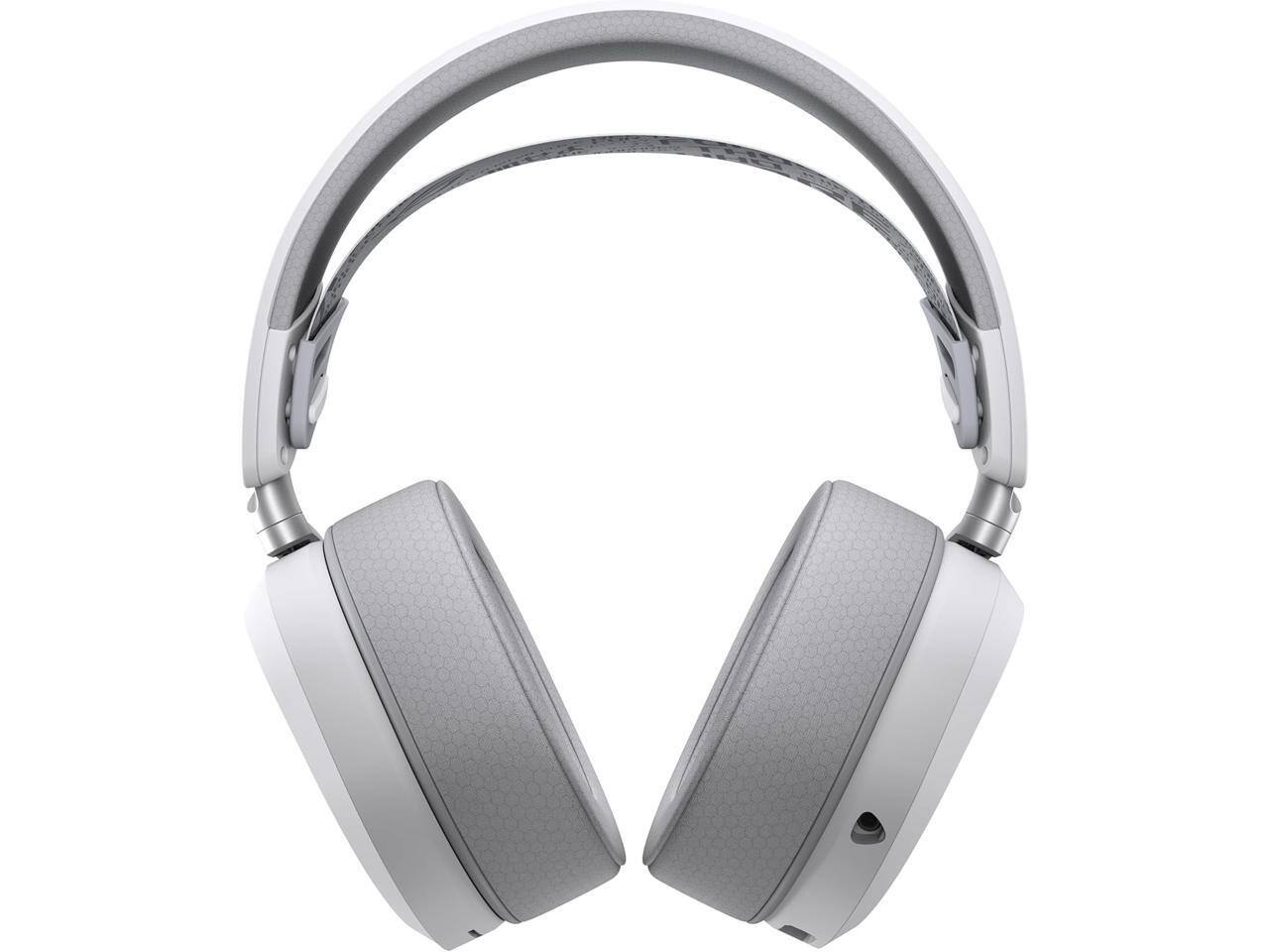 Alt View 1. ASUS - ASUS ROG Pelta Wireless Gaming Headset (BT, USB-C, 50mm Drivers, RGB, 70HR Battery) - White.