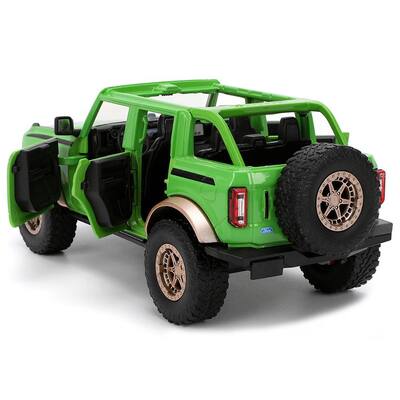 Jada 2021 Ford Bronco and Green M&M's Diecast Figure